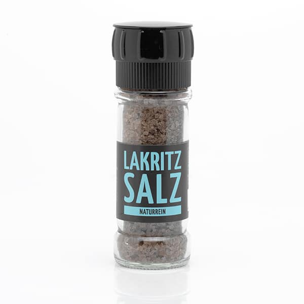 Licorice salt mill