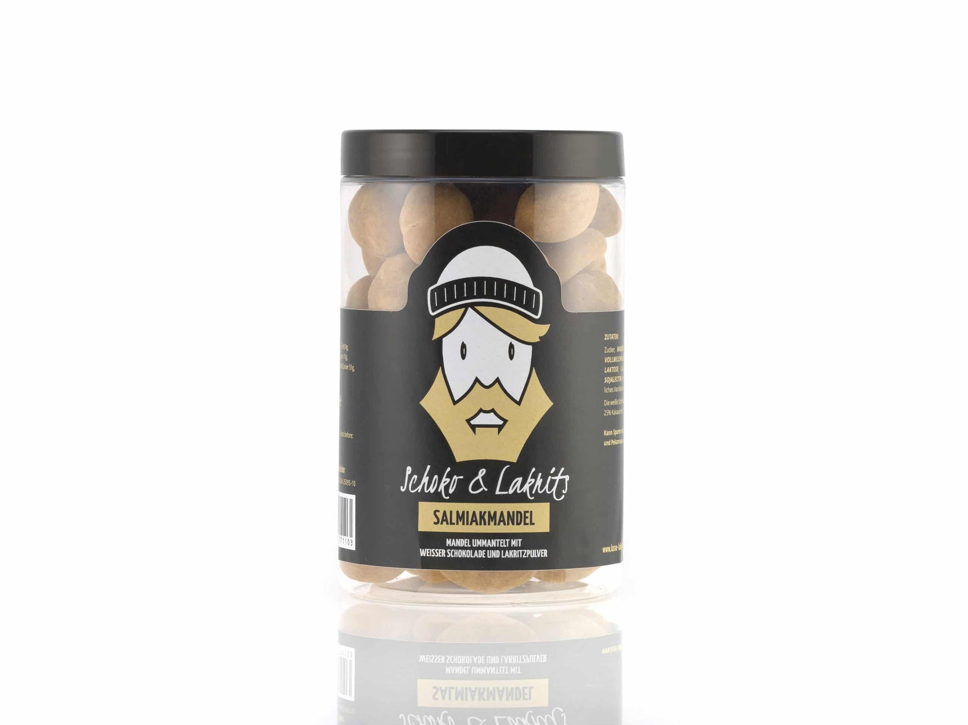 Chocolate and licorice salted almond