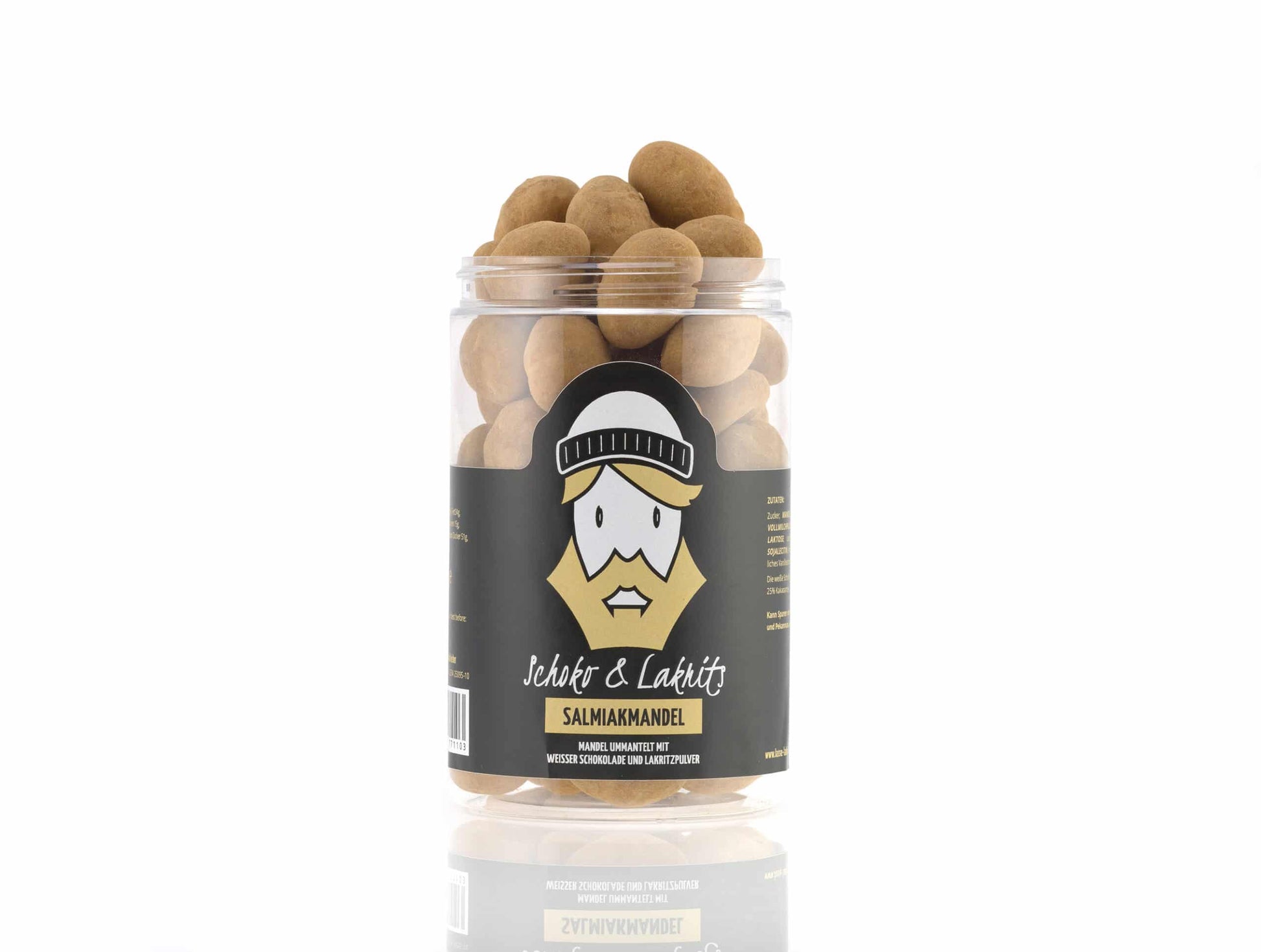 Chocolate and licorice salted almond