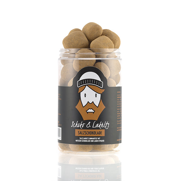 Chocolate and licorice salted chocolate