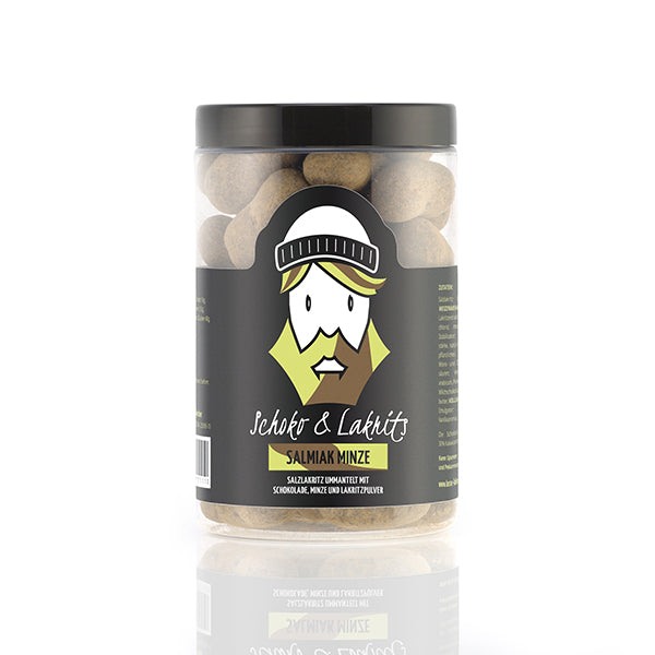 Chocolate and licorice salmiak mint