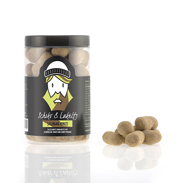 Chocolate and licorice salmiak mint