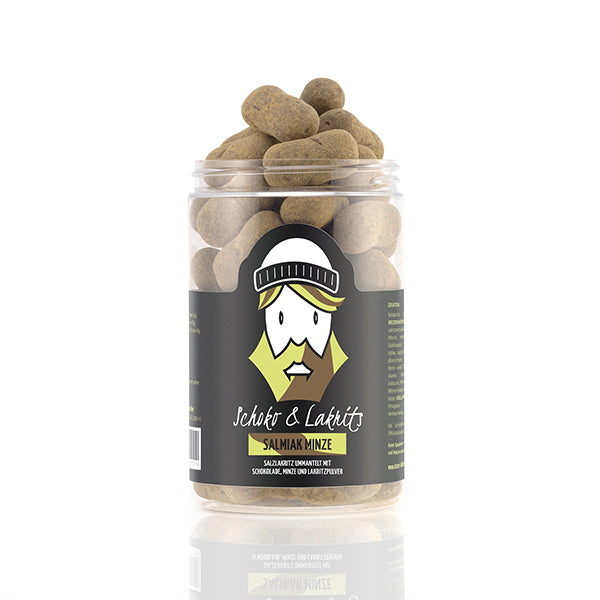 Chocolate and licorice salmiak mint