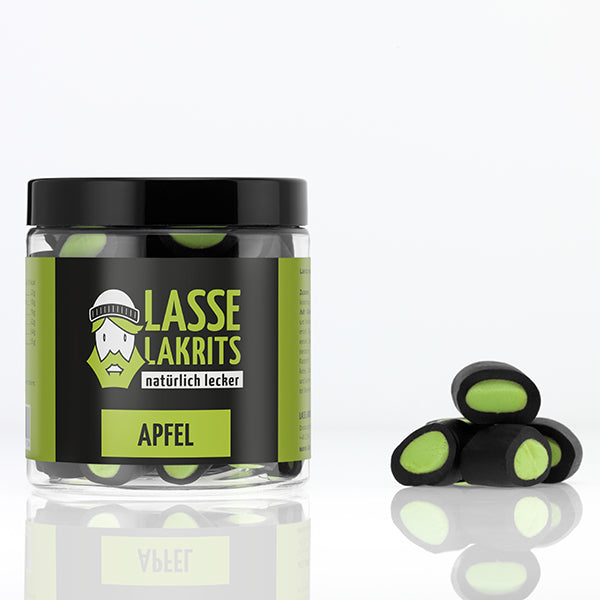 Can of licorice apple