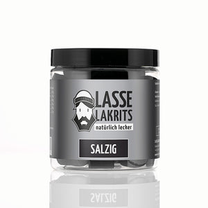 Can of salty licorice