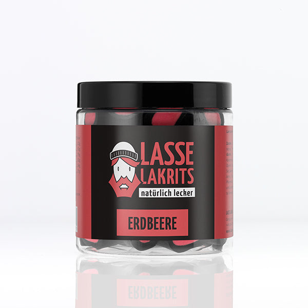 Can of licorice strawberry