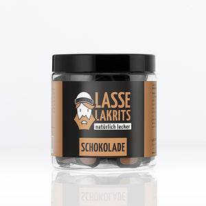 Can of licorice chocolate