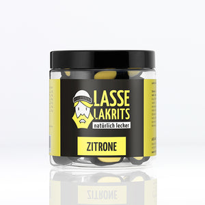 Can of licorice lemon