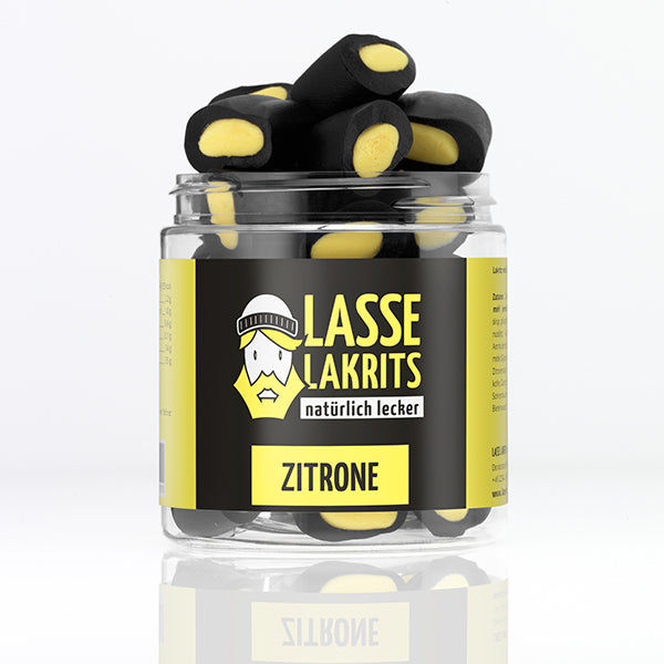 Can of licorice lemon