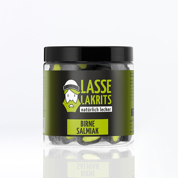 Can of pear salmiak