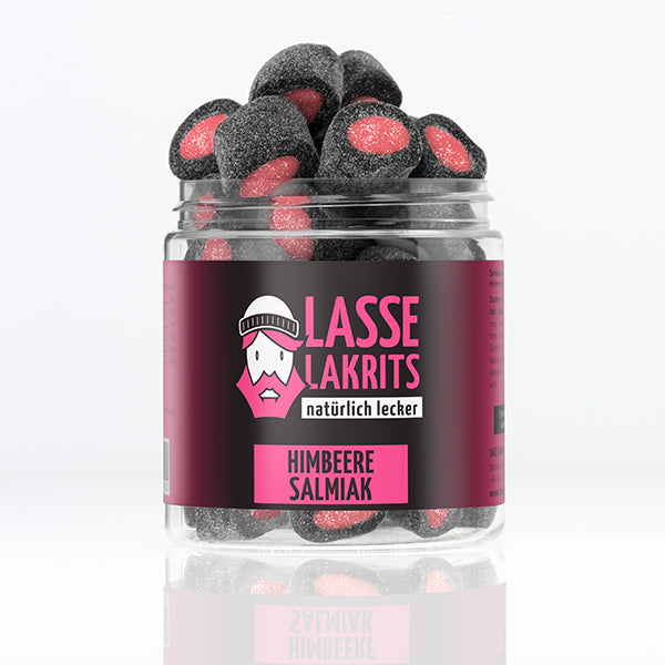 Can of raspberry salmiak